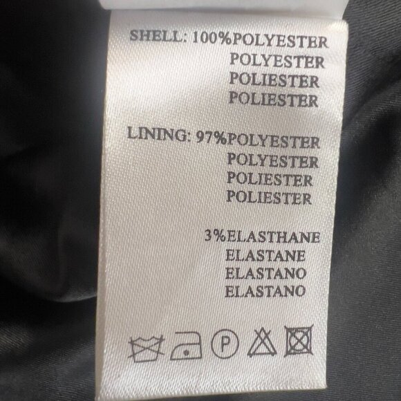 Faith Connexion Gold & Black Sequin Moto Jacket - Size S - Picture 9 of 10